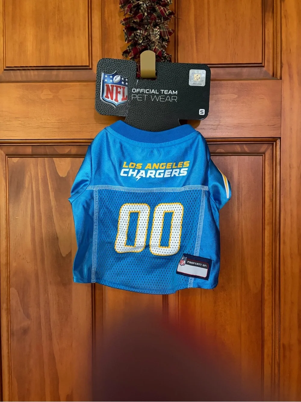 NFL Pets First  Los Angeles Chargers Dog Jersey Size Small Powder Blue 00 New